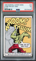 1966 Marvel Super Heroes Come On Out and Play #49 PSA 5