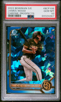 2022 Bowman Chrome Sapphire Prospect James Wood #BCP108 PSA 10