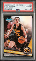 2023 Bowman University Chrome Caitlin Clark #34 PSA 10