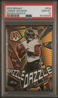 2023 Panini Mosaic Razzle Dazzle Lamar Jackson #RD-4 PSA 10