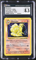 1999 Pokemon #12/102 Ninetales Base Set CGC 8.5