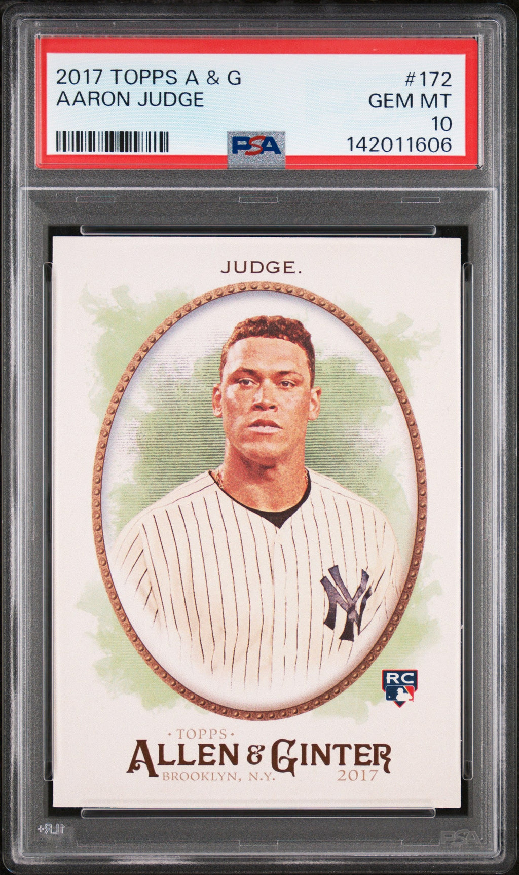 2017 Topps Allen and Ginter Aaron Judge #172 PSA 10