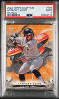 2023 Topps Inception Orange Anthony Volpe #105 /50 PSA 9