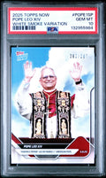 2025 Topps Now White Smoke Variation Pope Leo Xiv #POPE1SP /297 PSA 10