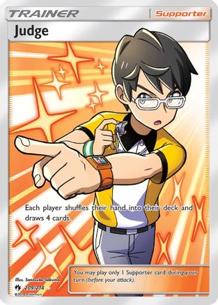 Judge 209/214 - Lost Thunder Pokemon Holofoil