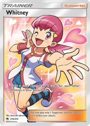 Whitney 214/214 - Lost Thunder Pokemon Holofoil