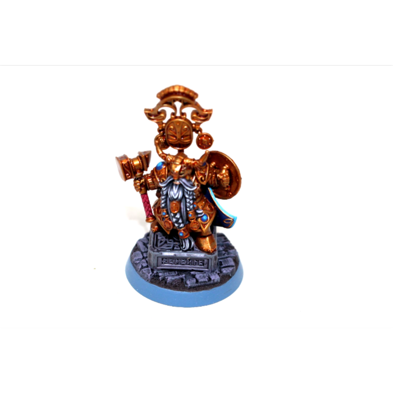 Warhammer Dwarf King with Oathstone Well Painted JYS30