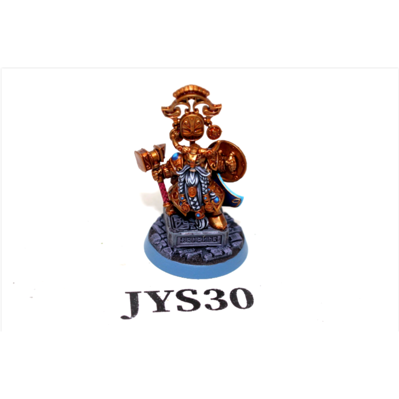 Warhammer Dwarf King with Oathstone Well Painted JYS30