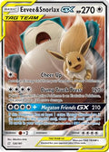 Eevee & Snorlax-GX 120/181 - Team Up Pokemon Holofoil