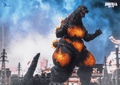 HIYA Exquisite Basic Series None Scale 7 Inch Godzilla vs. Destoroyah 1995 Burning Godzilla Action Figure