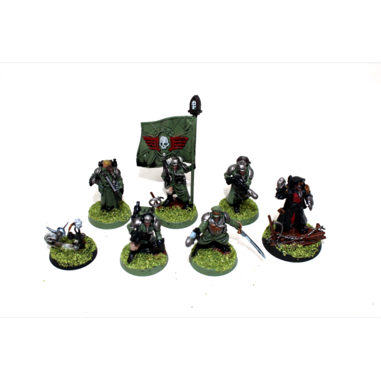 Warhammer Imperial Guard Death Korp Command Squad Well Painted JYS65