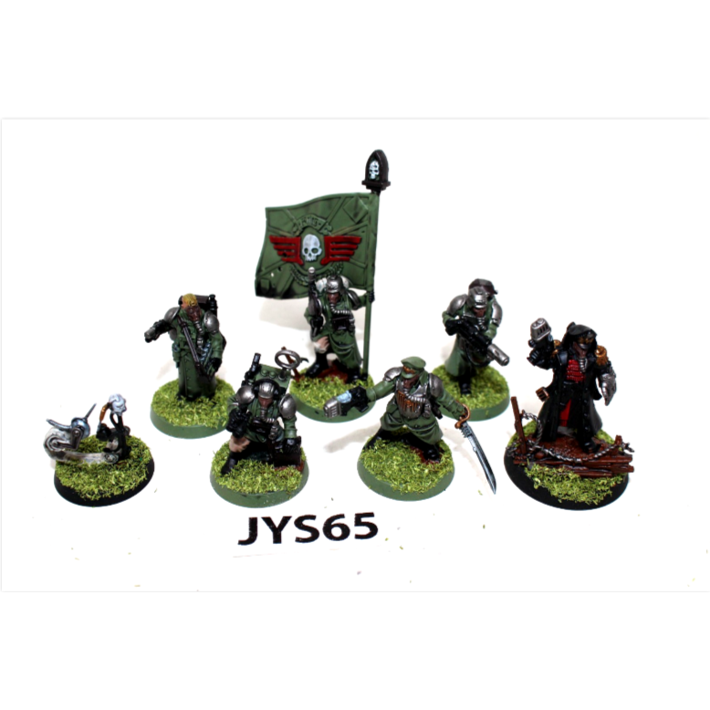 Warhammer Imperial Guard Death Korp Command Squad Well Painted JYS65