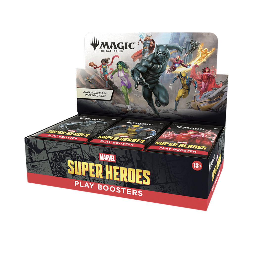 Magic: The Gathering – Marvel Super Heroes Play Booster Box Vorbestellung
