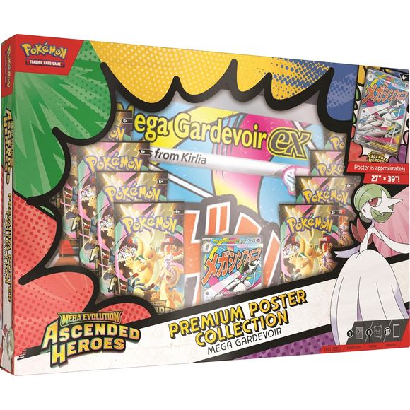 Pokemon TCG Mega Evolution Ascended Heroes Premium Poster Collection (1 at Random)