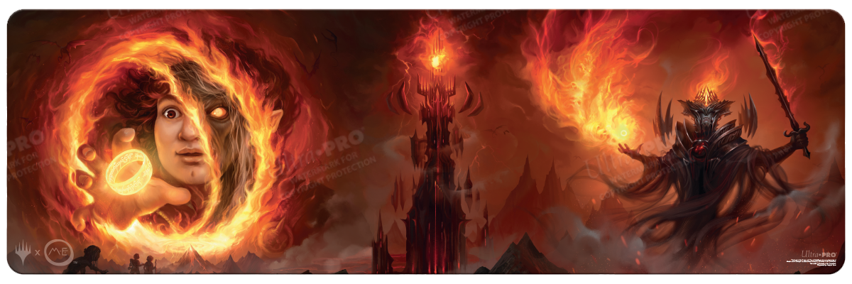 The Lord of the Rings: Tales of Middle-earth Frodo and Sauron 8ft Table Playmat for Magic: The Gathering