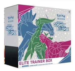 Pokemon Cosmic Eclipse Elite Trainer Box **Small front corner dent**