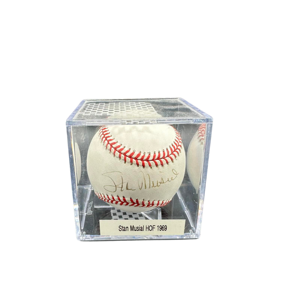 Balle De Baseball Autographiée  - Stan Musial HOF 1969