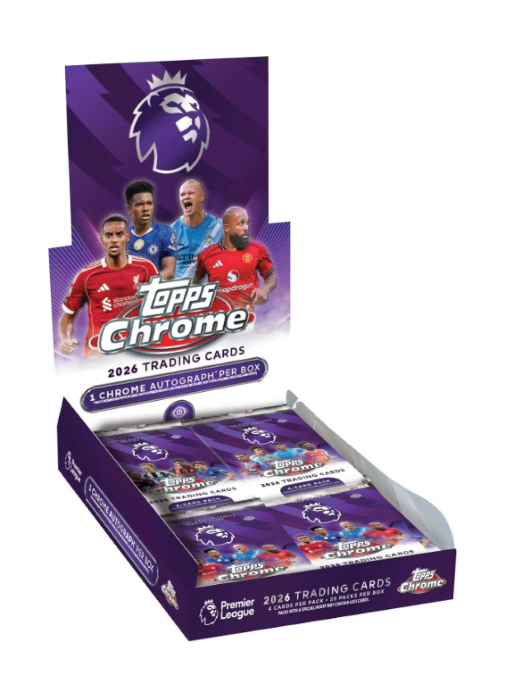2026 Topps Chrome English Premier League Soccer Hobby Box