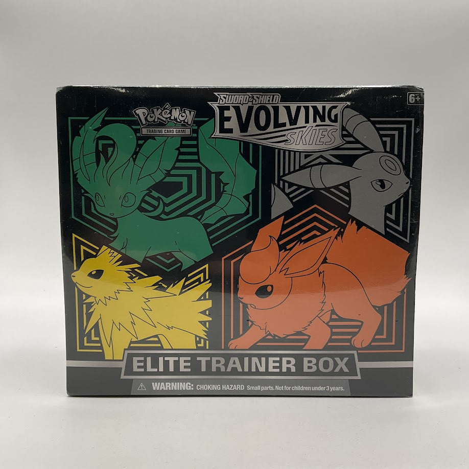 Pokemon: Sword & Shield Evolving Skies Elite Trainer Box [Silberne Edition] #2 *Zustand siehe Bilder*