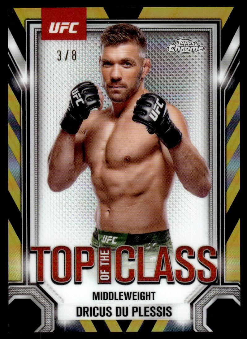 2025 Topps Chrome TTC-15 Dricus Du Plessis Top of the Class /8