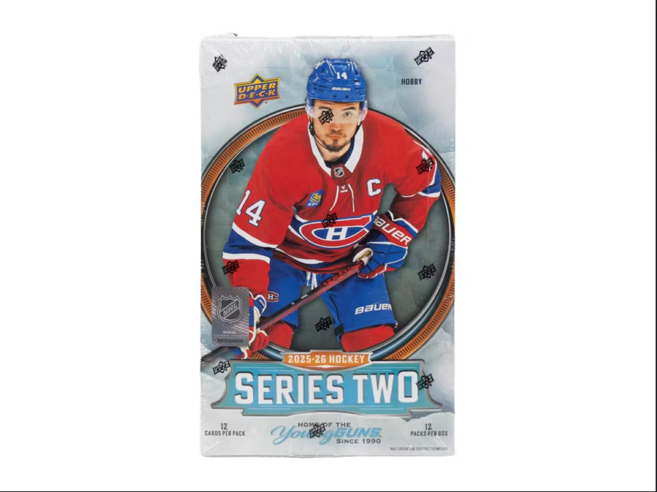 2025-26 Upper Deck Serie 2 Hockey Hobby Box *Kontaktieren Sie uns zur Bestellung*