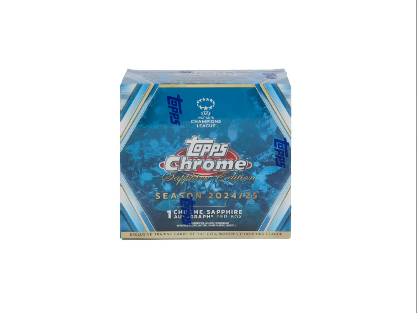 2024-25 Topps Chrome Sapphire Edition Women's UEFA Champions League Soccer Hobby Box