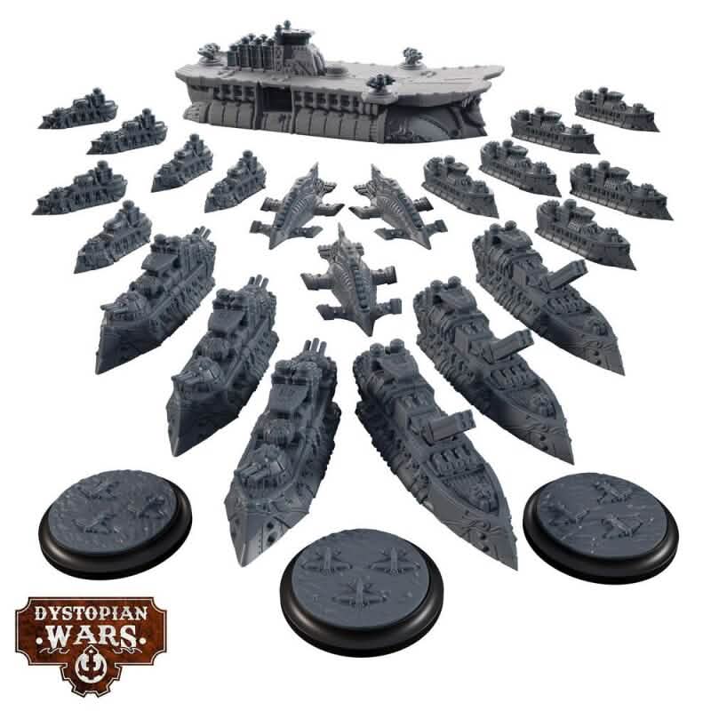 Dystopian Wars: Victory Battlefleet Set