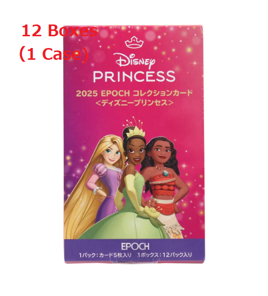 (1 Case) 2025 EPOCH Collection Card Disney Princess BOX - NEW/Sealed (2025/03/15)