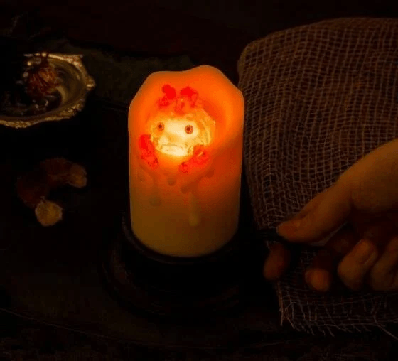 Swinging Calcifer LED Candle "Howl's Moving Castle" (Box/3)