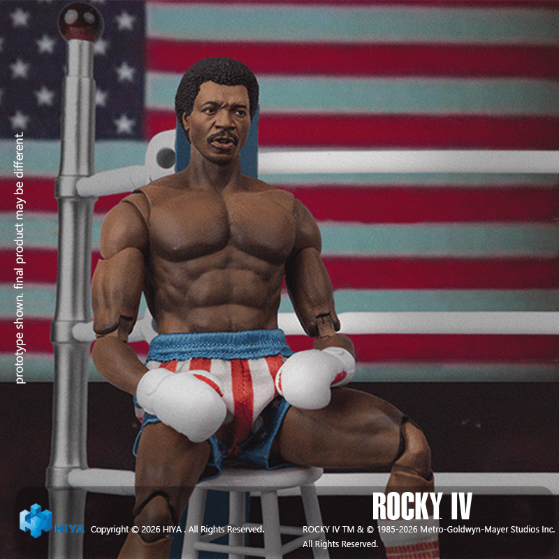 1/12 Scale 6 Inch Rocky IV Apollo Action Figure