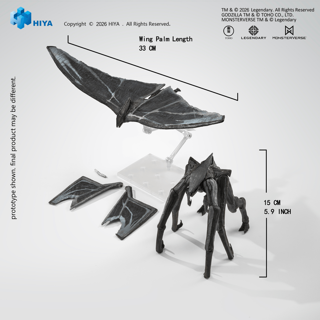 None Scale 6 Inch Godzilla 2014 Male &amp; Female Muto Set Action Figure