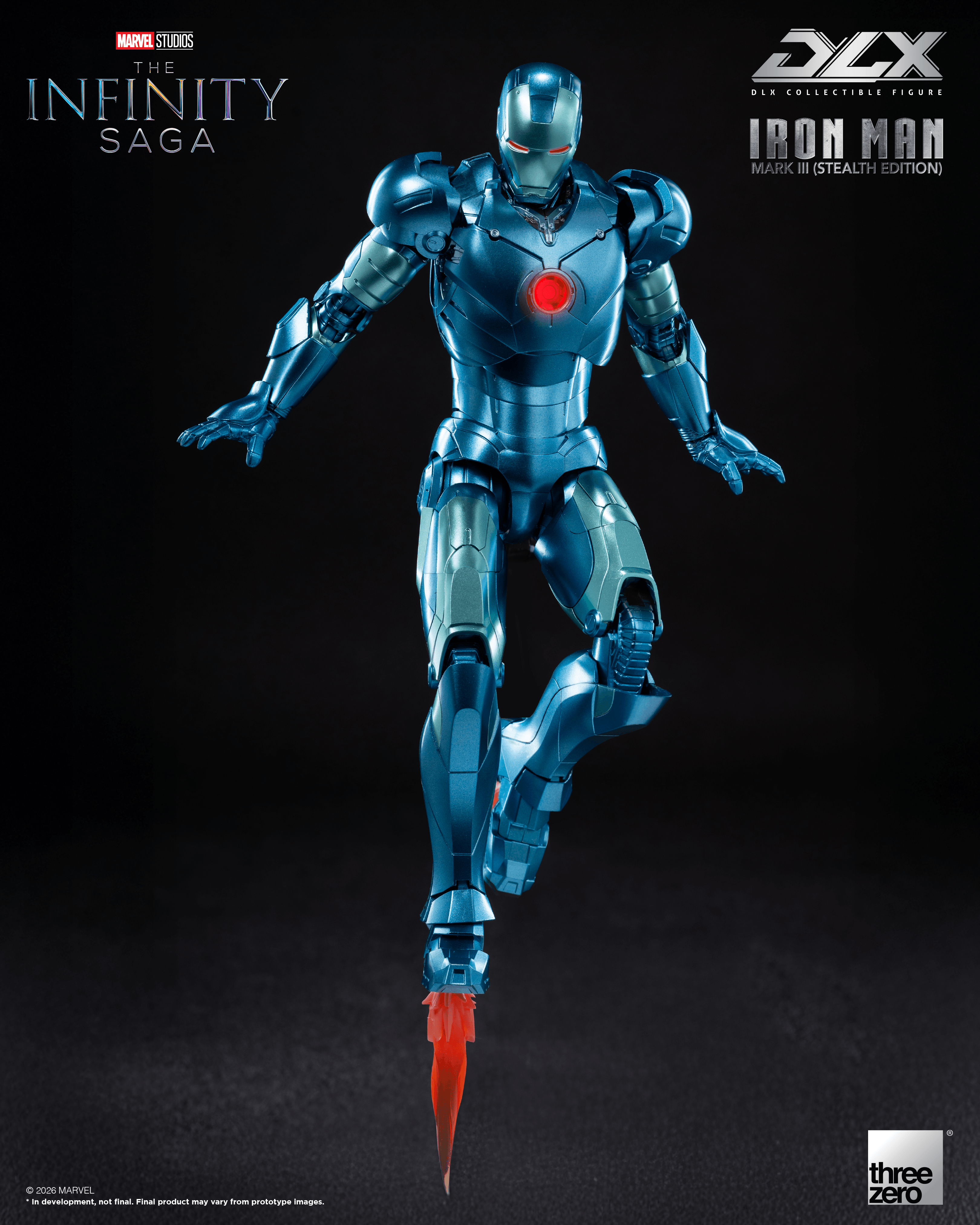 Marvel Studios: The Infinity Saga - DLX Iron Man Mark 3 (Stealth Edition)