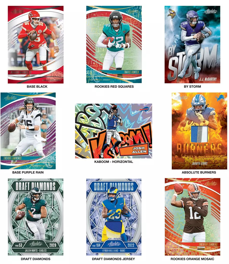 2025-26 Panini Absolute NFL Football Fat Pack Sealed Box (12 Packs)