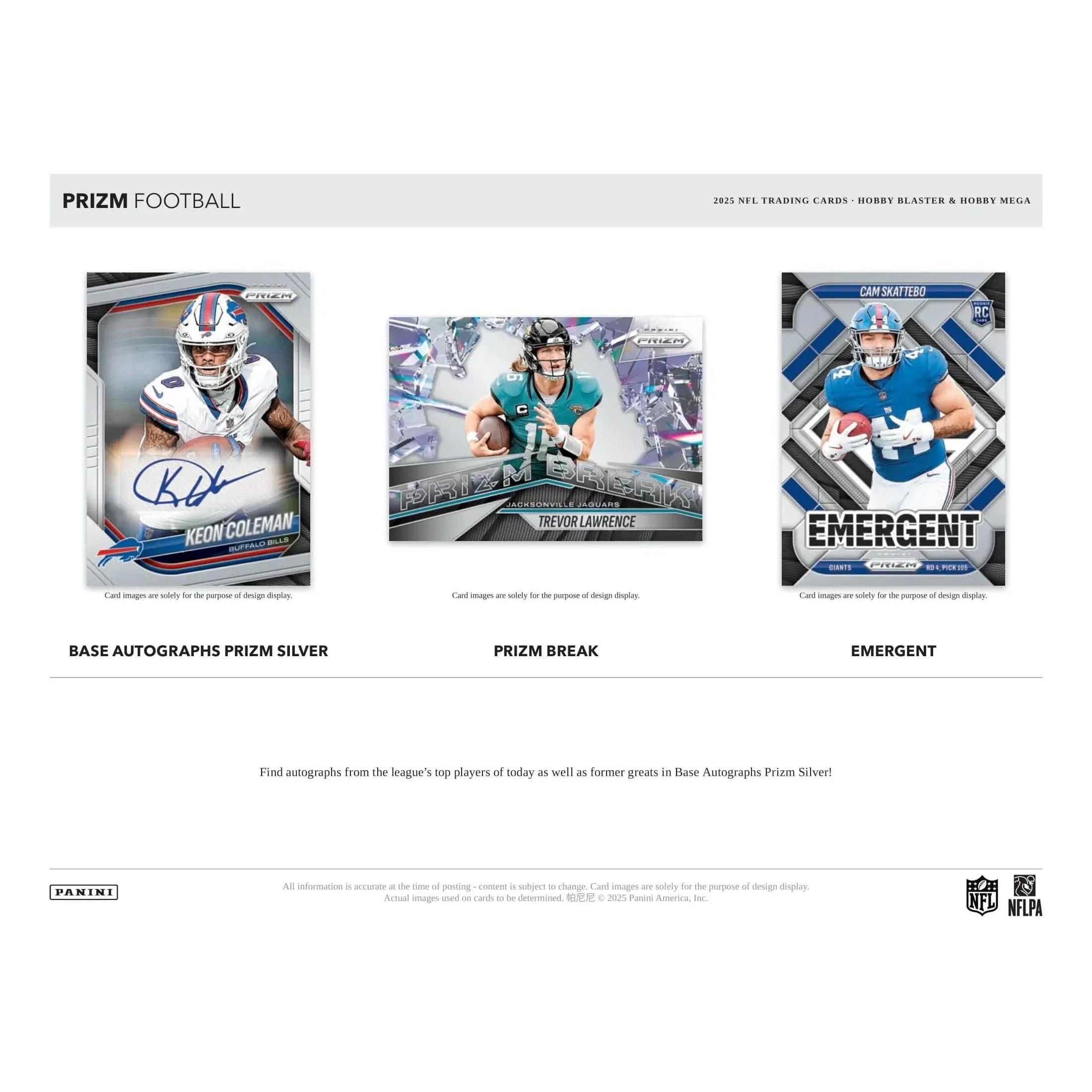 2025 PANINI PRIZM FOOTBALL HOBBY BLASTER
