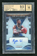 2019 Panini Prizm Rookie Signatures Silver Prizm Zion Williamson #RS-ZWL BGS 9.5