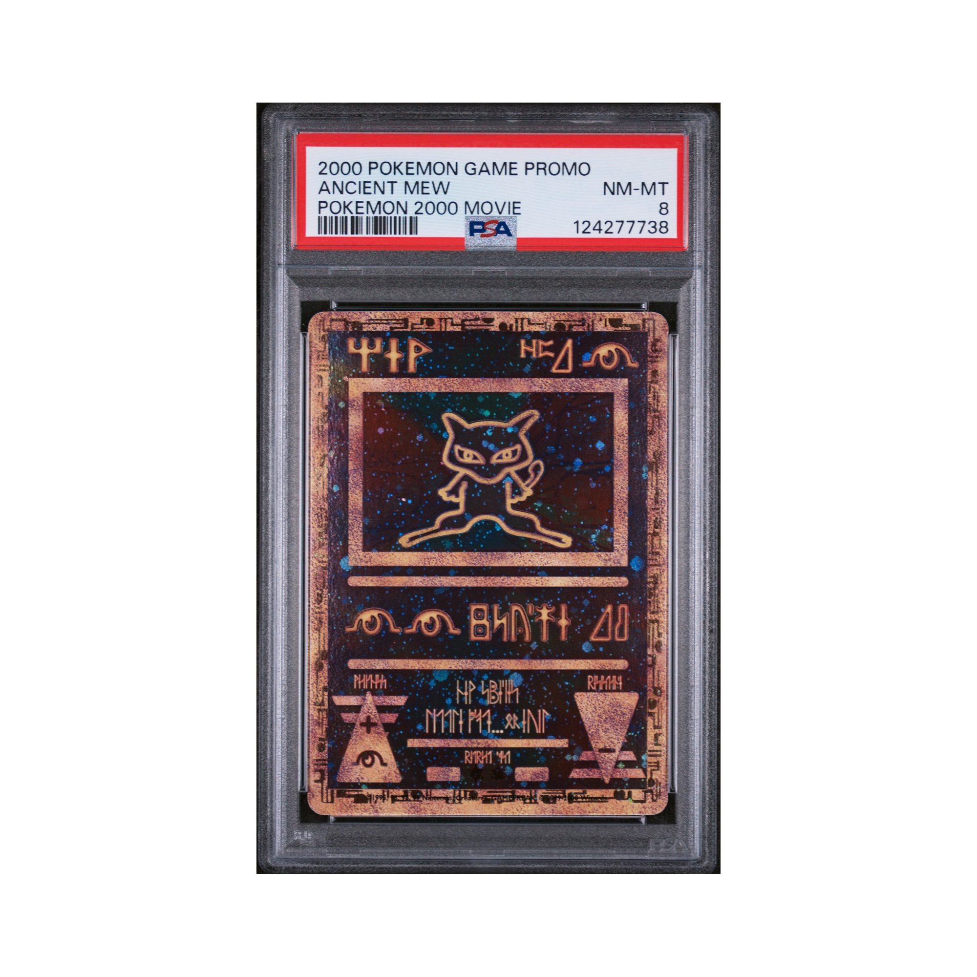 2000 Pokemon Miscellaneous Ancient Mew PSA 8