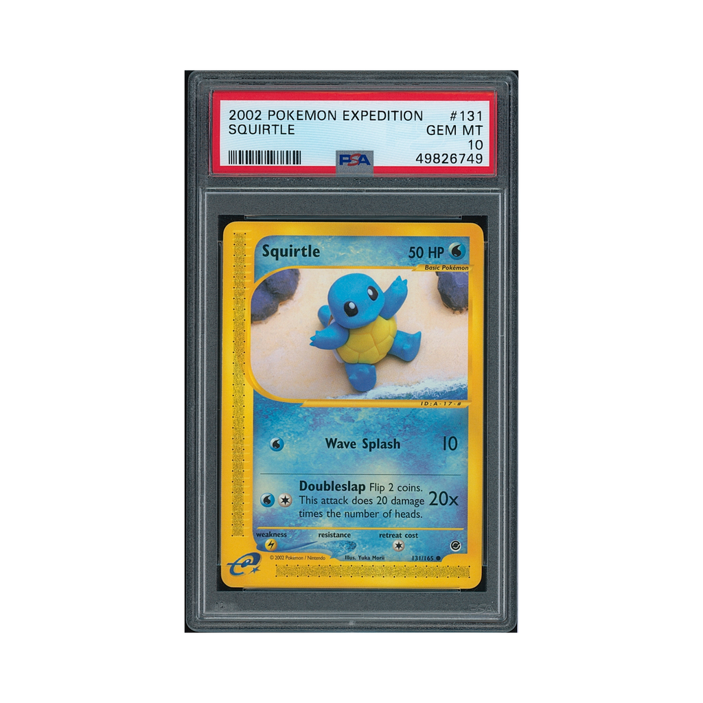 2002 Pokemon Expedition Squirtle #131 PSA 10