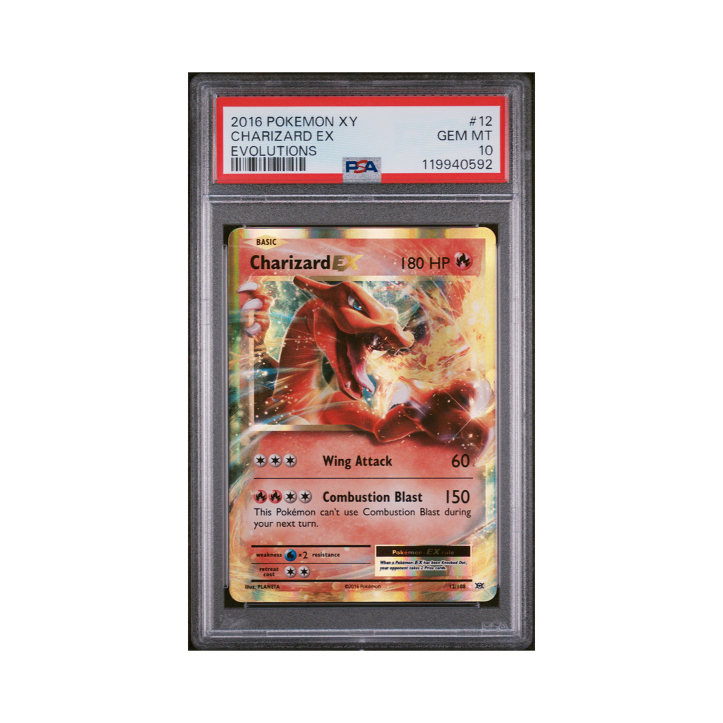 2016 Pokemon XY Evolutions Charizard EX #12 PSA 10