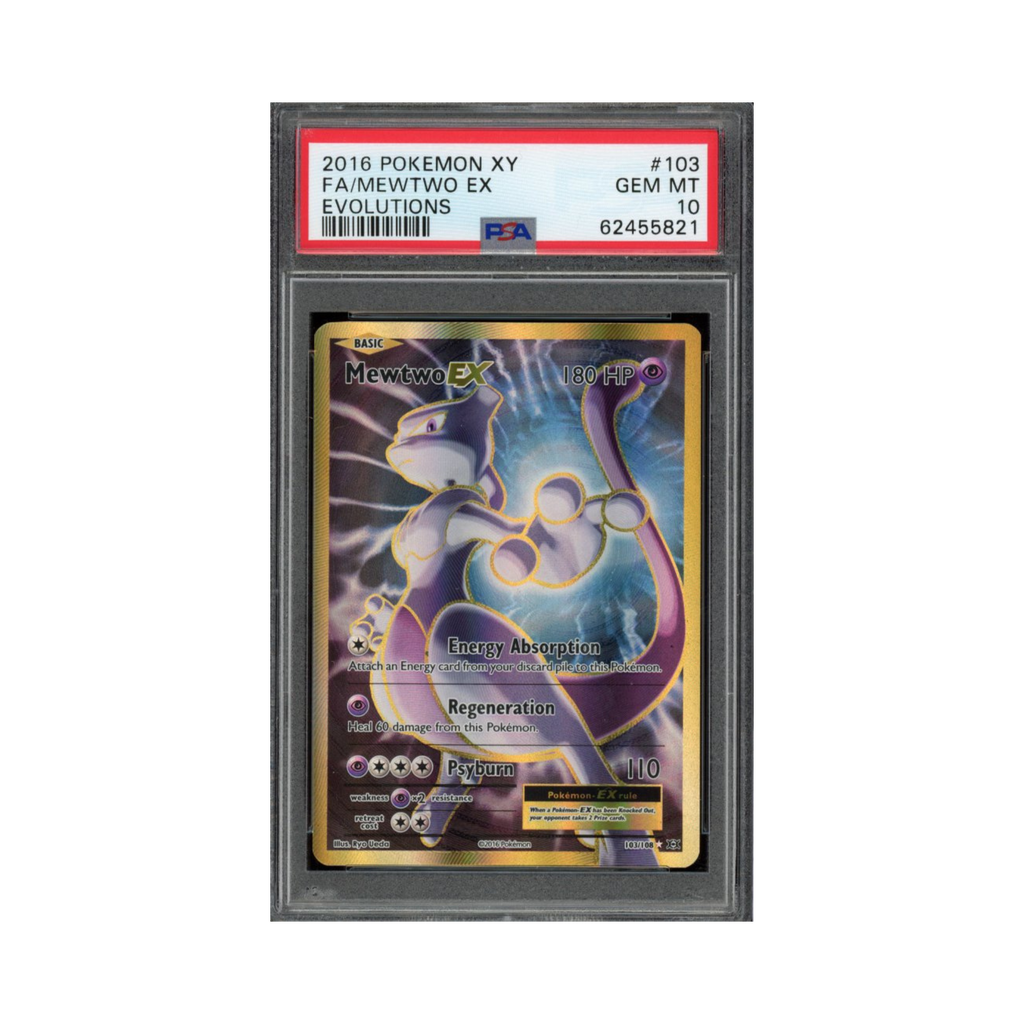 2016 Pokemon XY Evolutions Mewtwo Ex #103 PSA 10