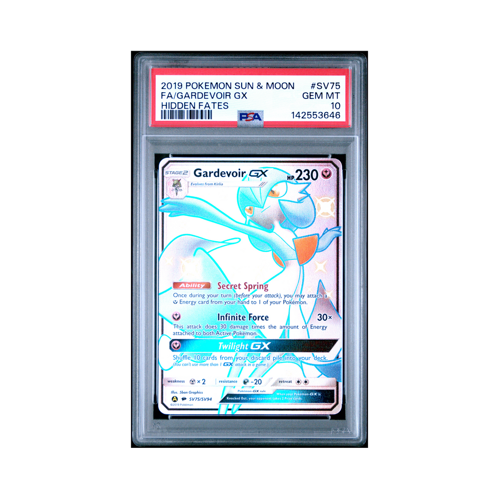2019 Pokemon Sun & Moon Hidden Fates Gardevoir GX #SV75 PSA 10