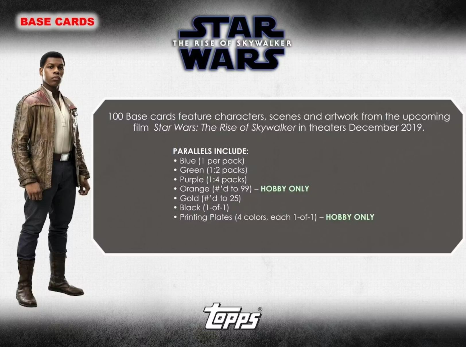 2019 Topps Star Wars The Rise Of Skywalker Hobby Box