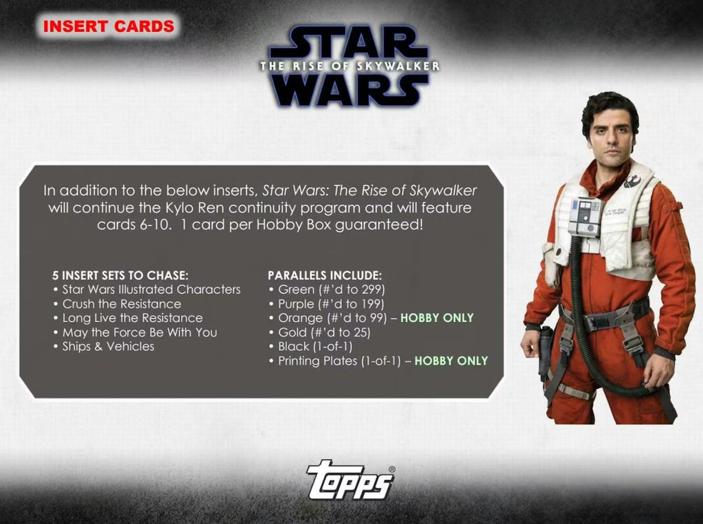 2019 Topps Star Wars The Rise Of Skywalker Hobby Box