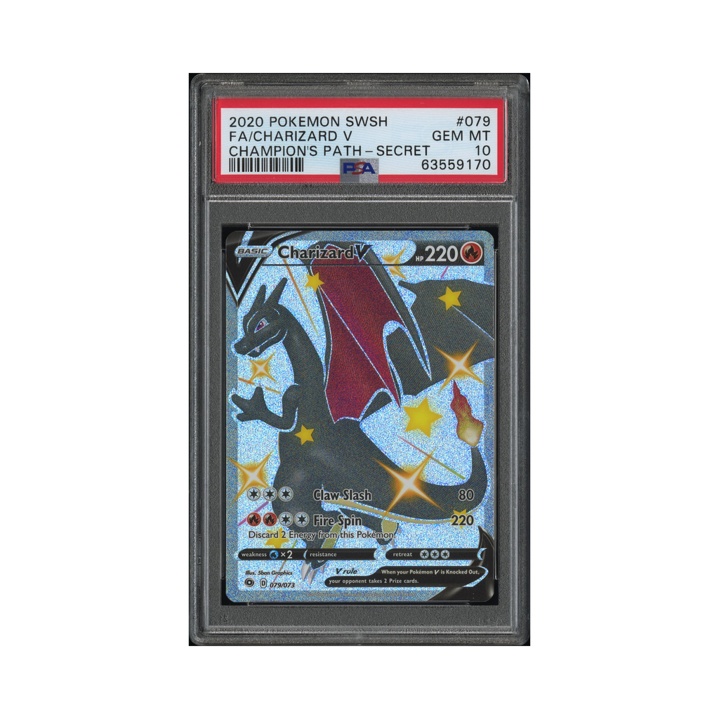 2020 Pokemon Champion's Path Charizard V #79 PSA 10