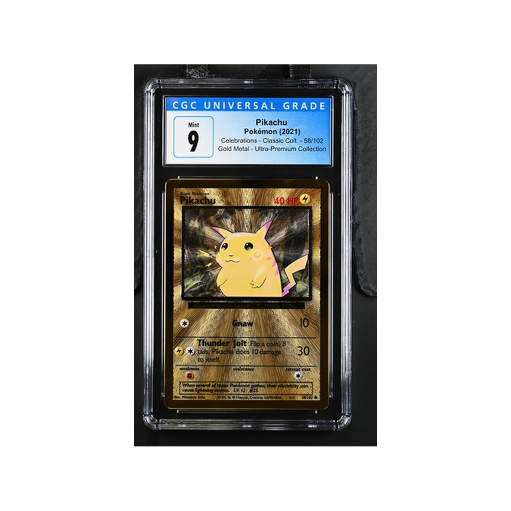 2021 Pokemon Base Pikachu #58 CGC 9