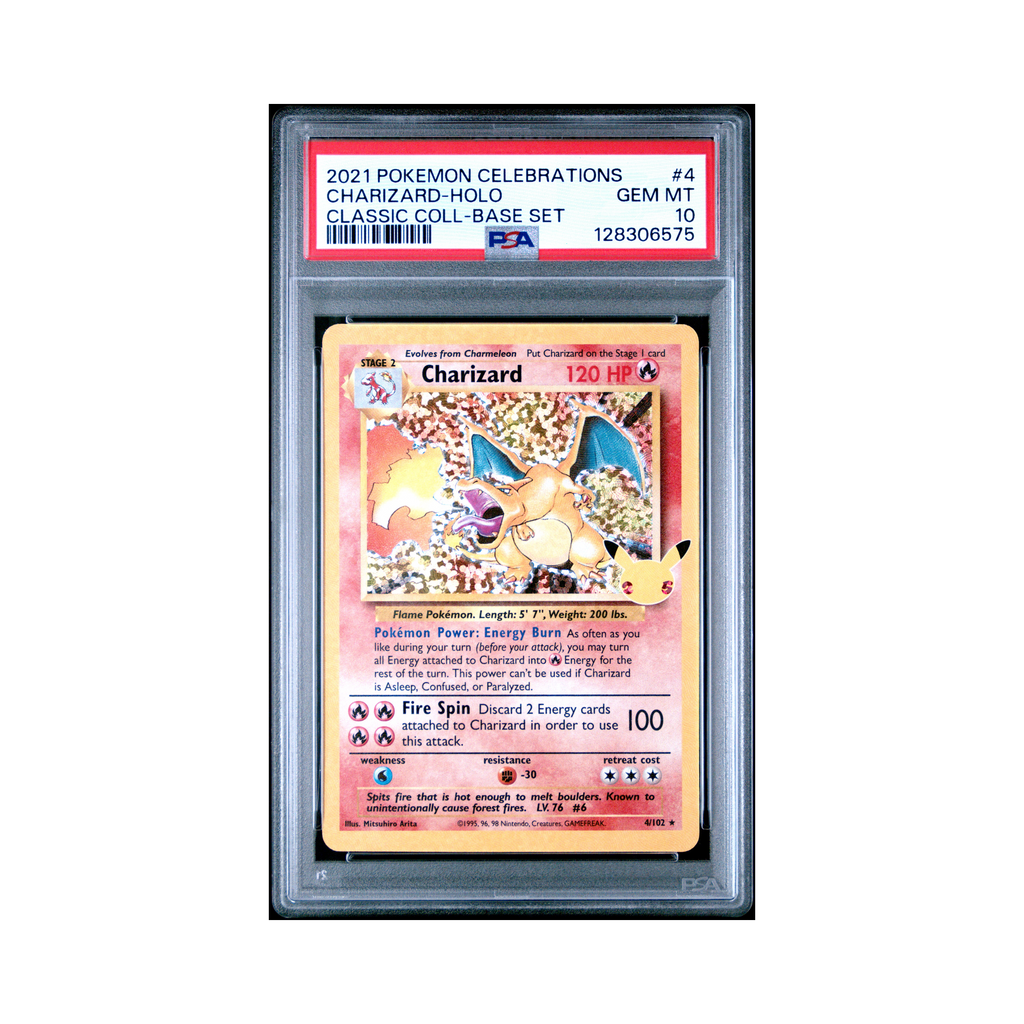 2021 Pokemon Celebrations Classic Collection Charizard #4 PSA 10