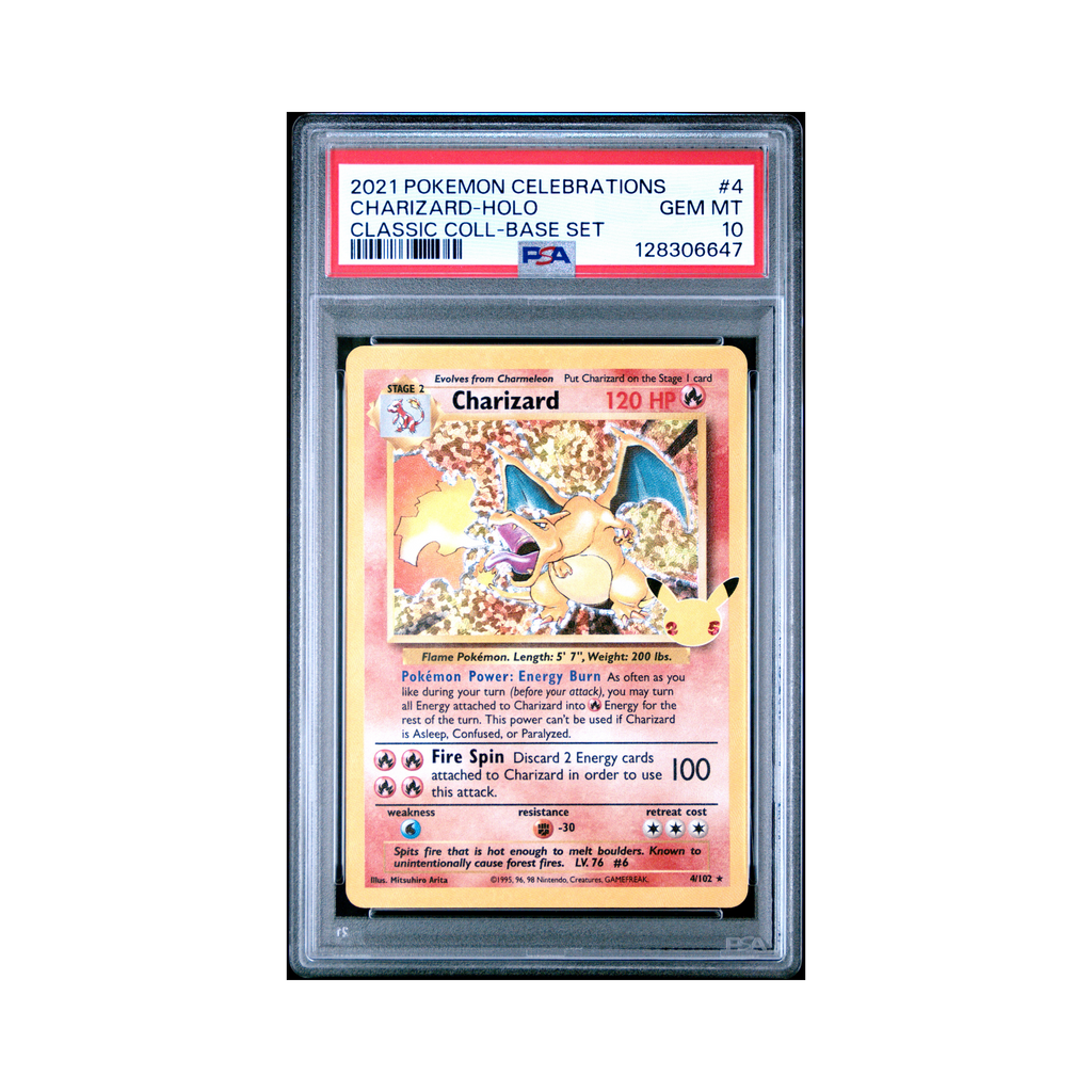 2021 Pokemon Celebrations Classic Collection Charizard #4 PSA 10