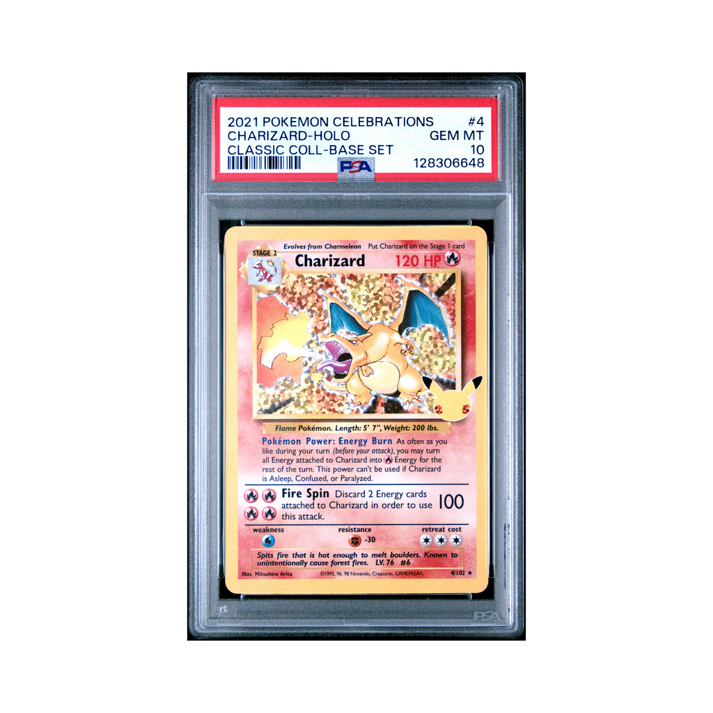 2021 Pokemon Celebrations Classic Collection Charizard #4 PSA 10