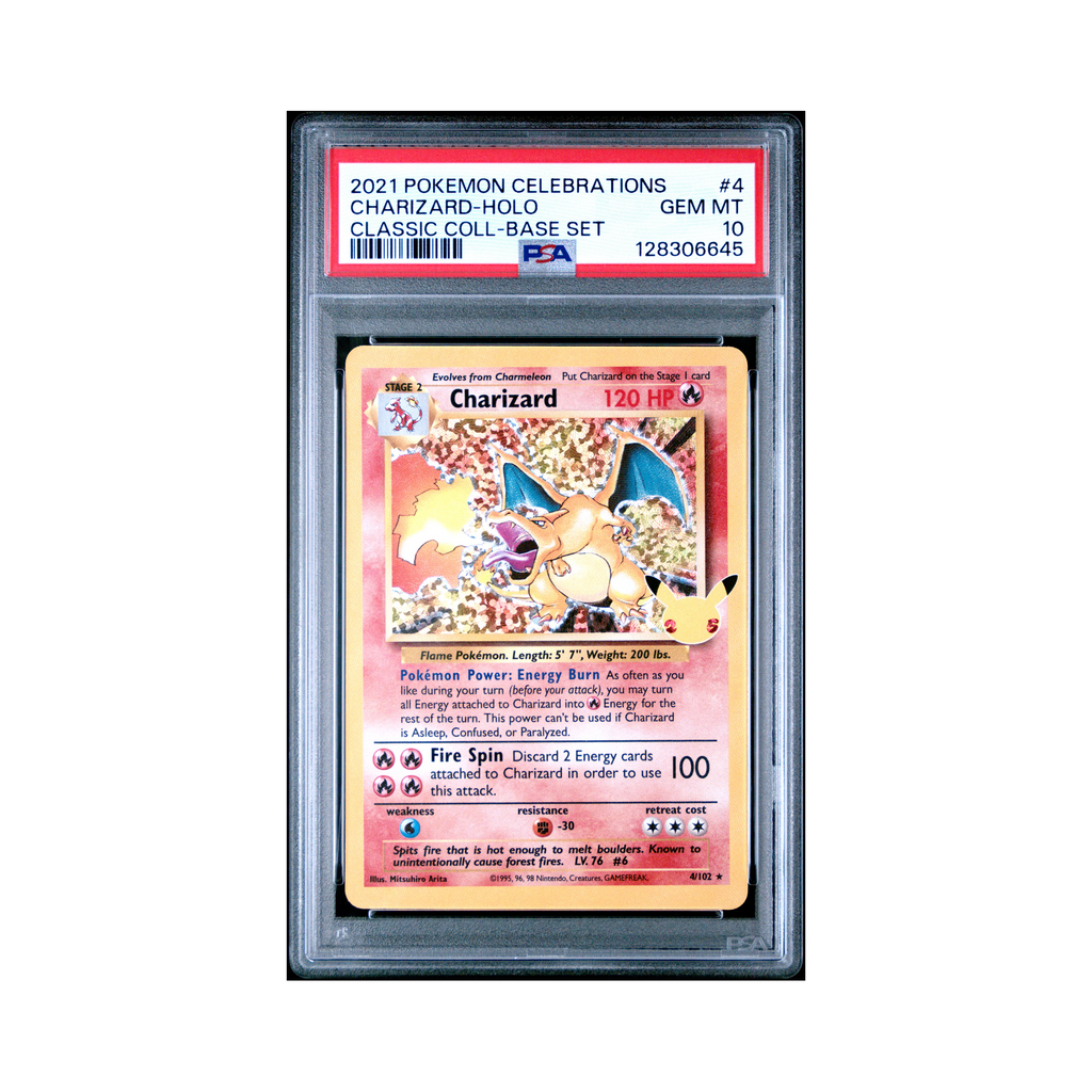 2021 Pokemon Celebrations Classic Collection Charizard #4 PSA 10