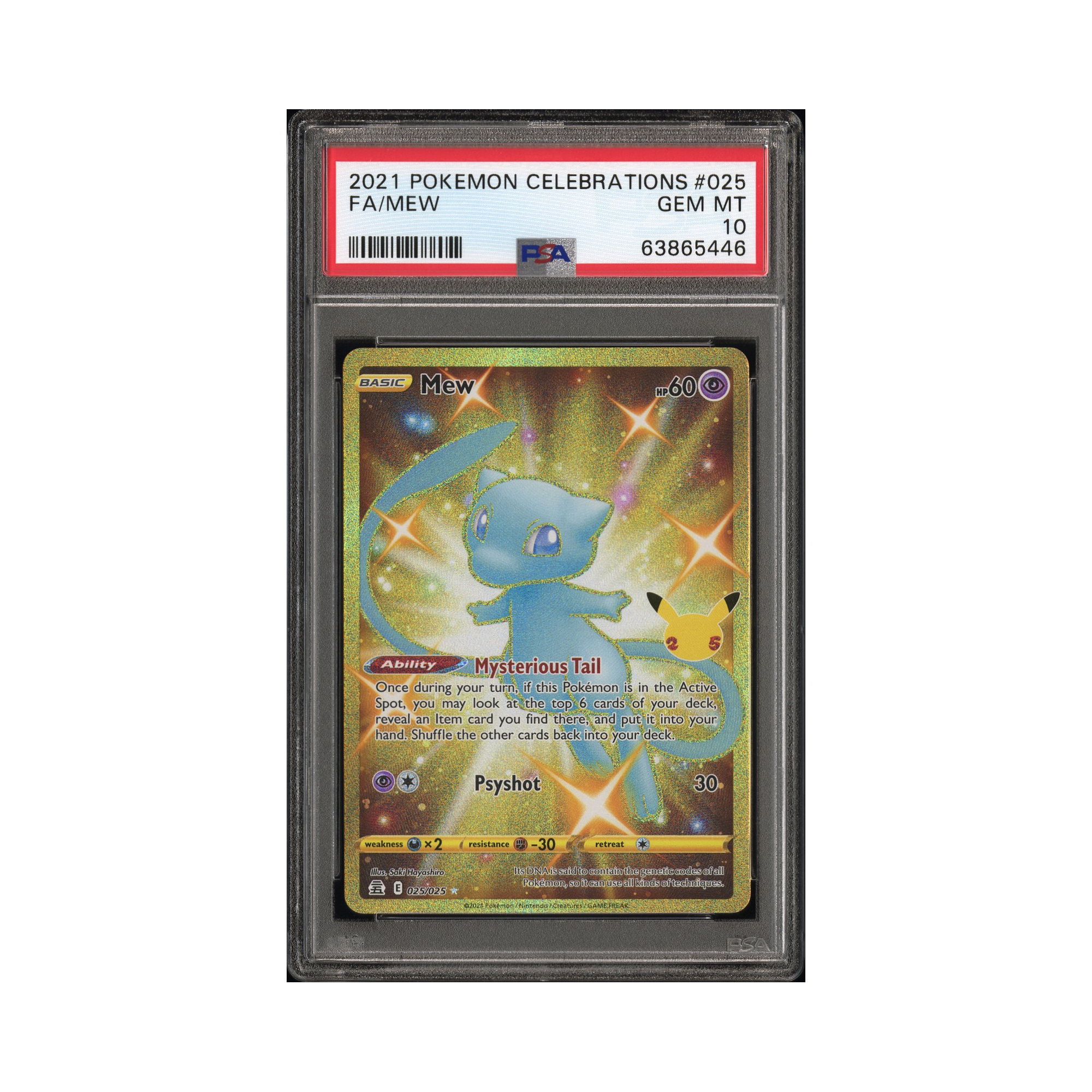 2021 Pokemon Celebrations Mew #25 PSA 10