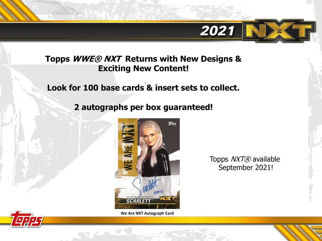 2021 Topps WWE NXT Hobby Box